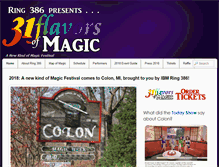 Tablet Screenshot of magic-festival.com